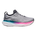 Women's Asics Gel-Nimbus 25, Sheet Rock/White, 11 B Medium