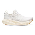 Women's Asics Gel-Nimbus 25, White/White, 10 B Medium
