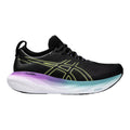 Women's Asics Gel-Nimbus 25, Black/Glow Yellow, 11.5 B Medium