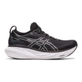 Women's Asics Gel-Nimbus 25, Black/Pure Silver, 12.5 B Medium
