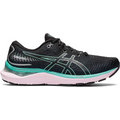 Women's Asics GEL-Cumulus 24, Black/Sage, 6.5 B Medium