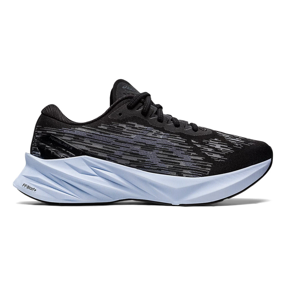 Women's Asics Novablast 3, Black/Sheet Rock, 7.5 B Medium