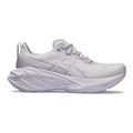 Women's Asics Novablast 4, Lilac Hint/Faded Ash Rock, 8.5 B Medium