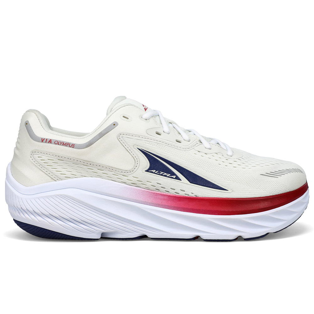 Women's Altra Via Olympus, White Blue, 9 B Medium