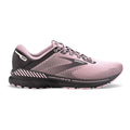 Women's Brooks Adrenaline GTS 22, Pink/Blackened Pearl, 9 B Medium