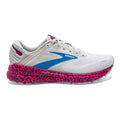 Women's Brooks Adrenaline GTS 22, White/Oyster/Brilliant, 10.5 B Medium
