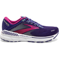 Women's Brooks Adrenaline GTS 22, Navy/Yucca/Pink, 5.5 B Medium