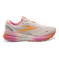 Women's Brooks Adrenaline GTS 23, White Sand/Sunset/Fuchsia, 8.5 B Medium
