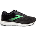 Women's Brooks Dyad 11, Black/Ebony/Green, 11 B Medium