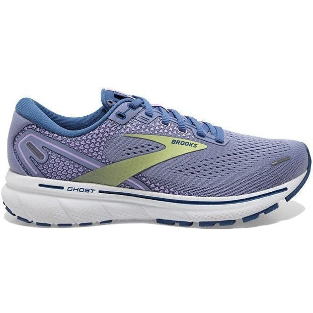 Women's Brooks Ghost 14, Purple Impression/Dutch/Lime, 11 B Medium