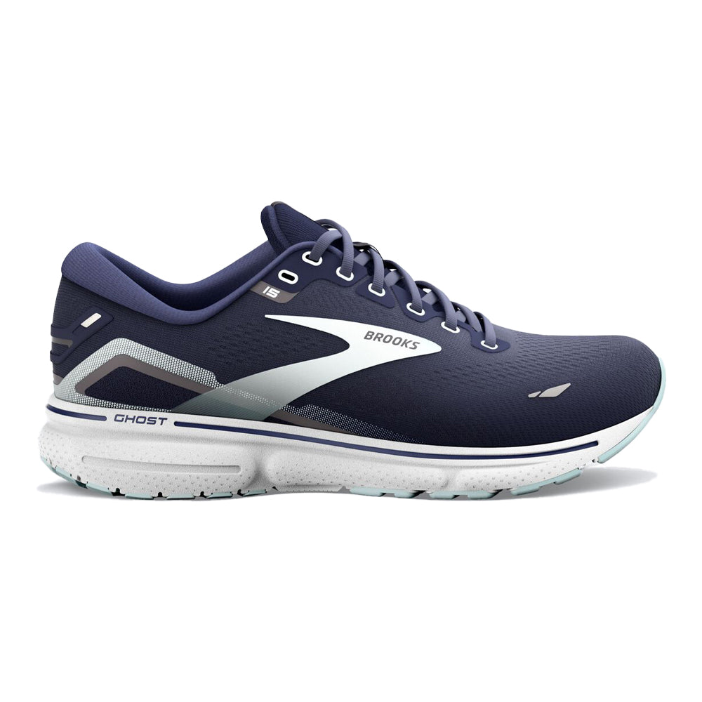 Women's Brooks Ghost 15, Peacoat/Pearl/Salt Air, 6.5 2A Narrow