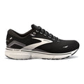 Women's Brooks Ghost 15, Black/Blackened Pearl/White, 11 B Medium