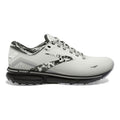 Women's Brooks Ghost 15, White/Ebony/Oyster, 6.5 B Medium