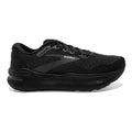 Women's Brooks Ghost Max, Black/Black/Ebony, 12 D Wide