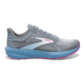Women's Brooks Launch 9, Grey/Blue/Pink, 9 B Medium