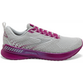 Women's Brooks Levitate 5, Grey/Lavender/Baton Rouge, 11 B Medium