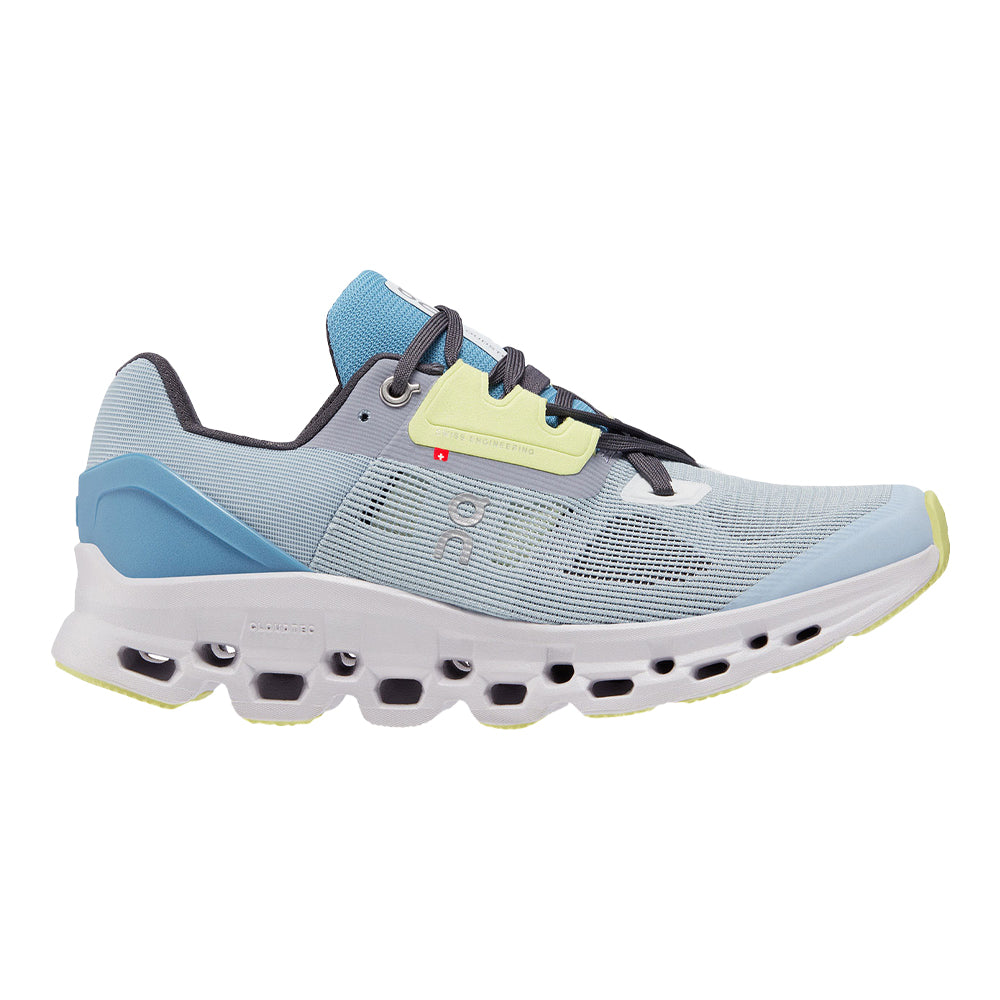Women's On Cloudstratus, Chambray/Lavender, 9.5 B Medium
