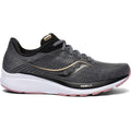 Women's Saucony Guide 14, Charcoal/Rose, 7 D Wide