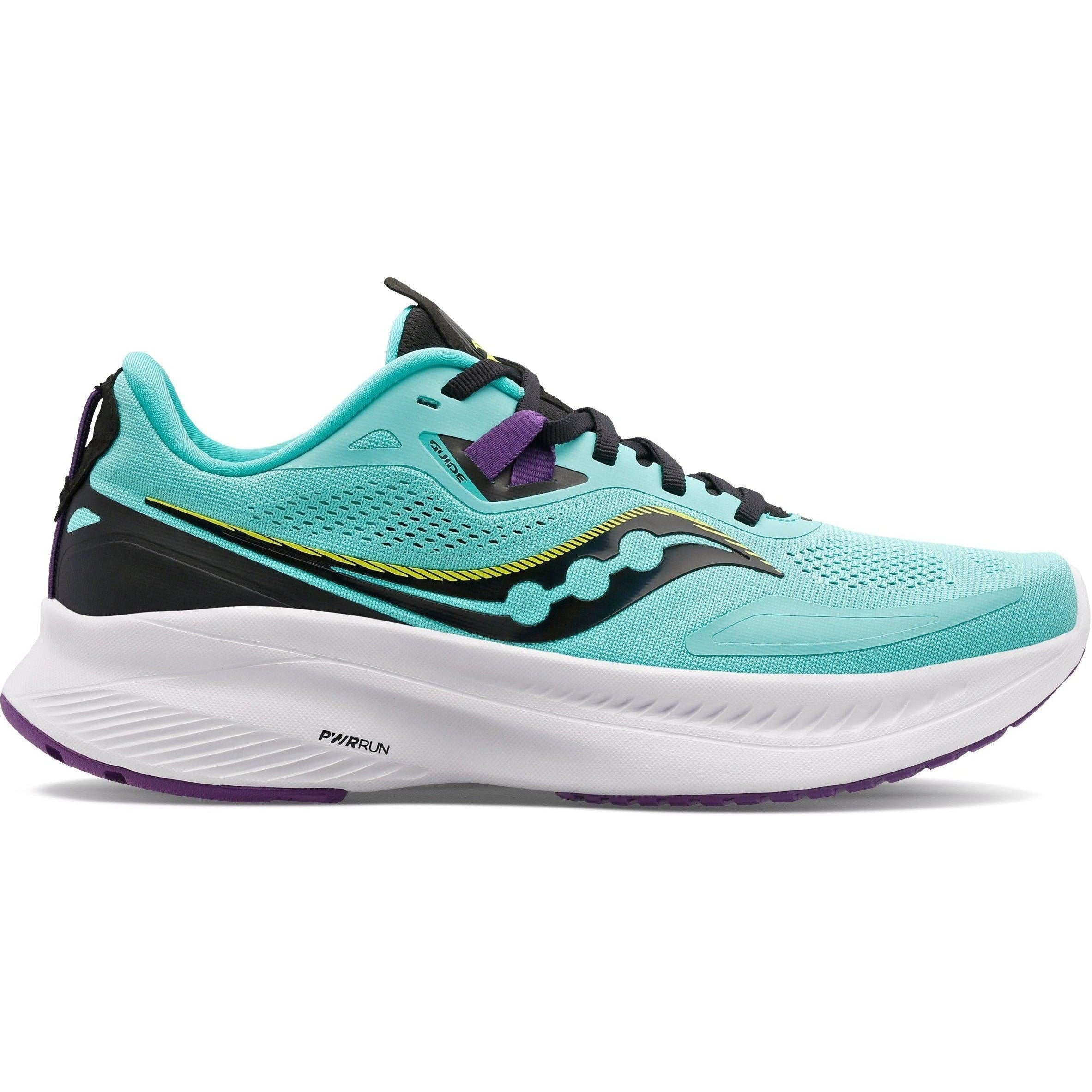 Women's Saucony Guide 15, Cool Mint/Acid, 9.5 B Medium