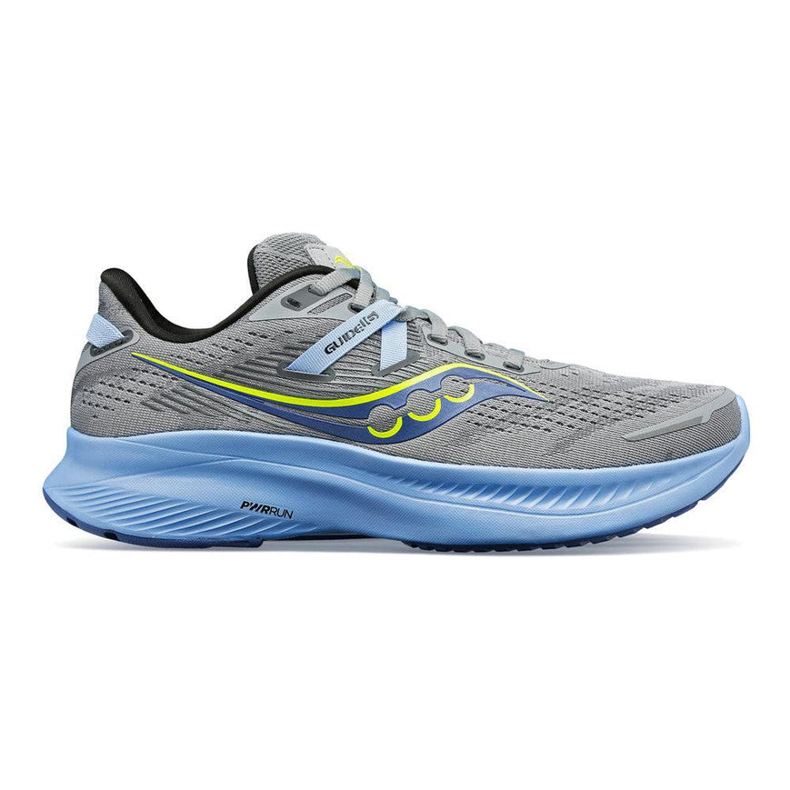 Women's Saucony Guide 16, Fossil/Ether, 10 D Wide