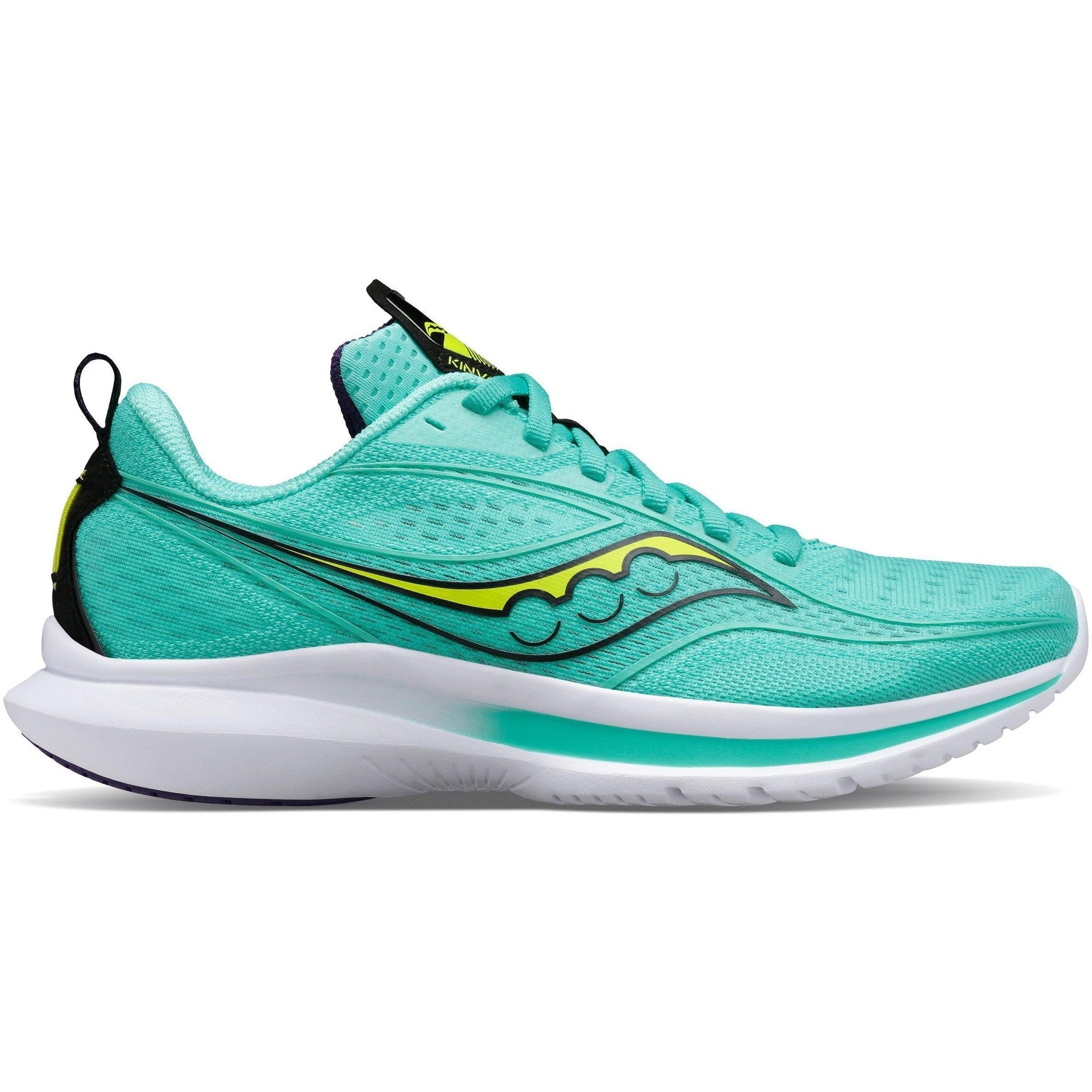 Women's Saucony Kinvara 13, Cool Mint/Acid, 9 B Medium