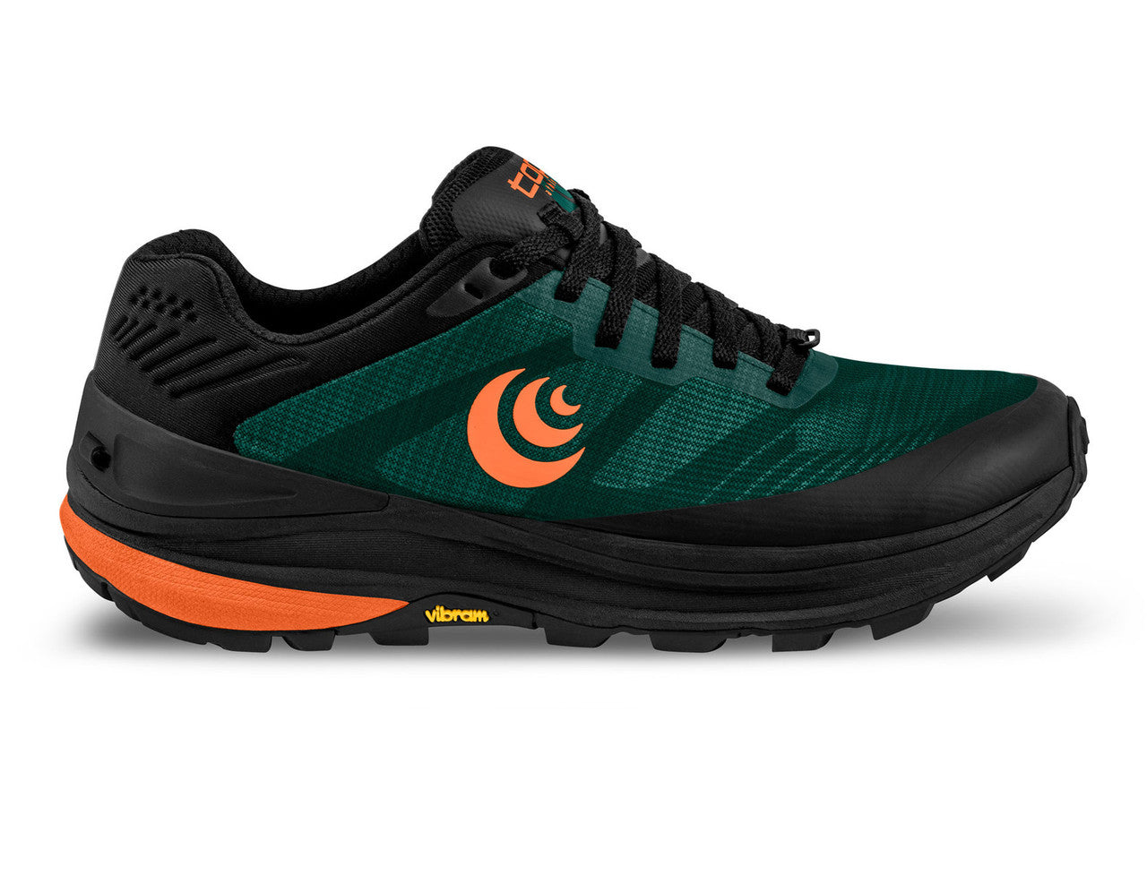 Men's Topo Athletic Ultraventure Pro, Forest/Orange, 9.5 D Medium