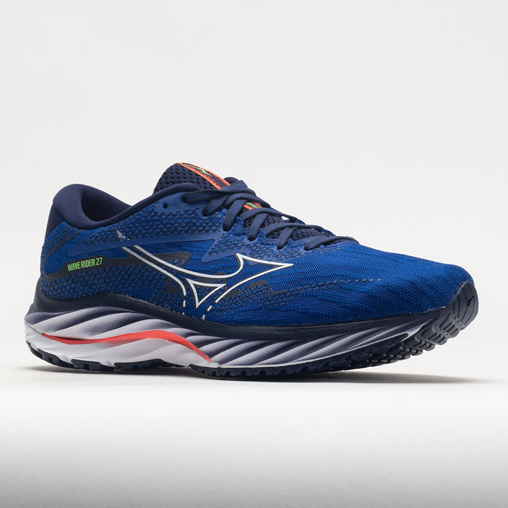 Mizuno Wave Rider 27 Mesh Men's  Surf The Web/White