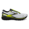 Women's Brooks Ghost 15, White/Ebony/Nightlife, 6.5 B Medium