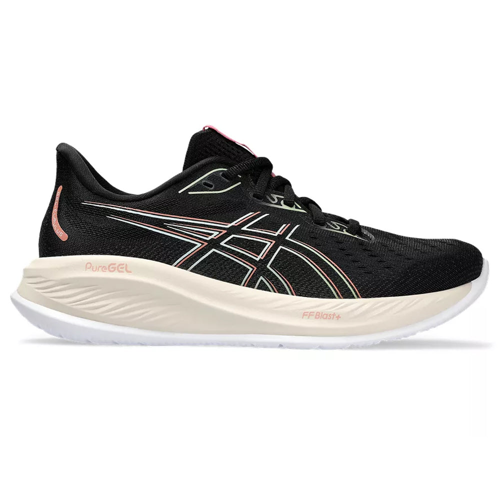 Women's Asics Gel-Cumulus 26, Black/Dark Jade, 8.5 B Medium