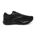 Women's Brooks Ghost 16, Black/Black/Ebony, 9 D Wide
