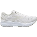 Women's Brooks Ghost 16, White/White/Grey, 7 B Medium